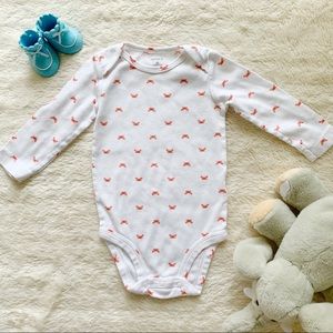 Carter’s Long Sleeve Crab Onesie